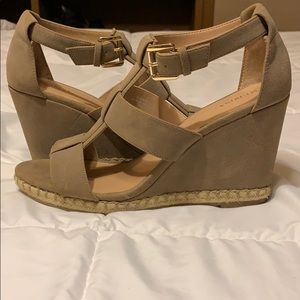 Merona Tan Wedges